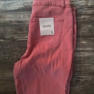 Zenana Outfitters Women's Vibrant Pink Jeans